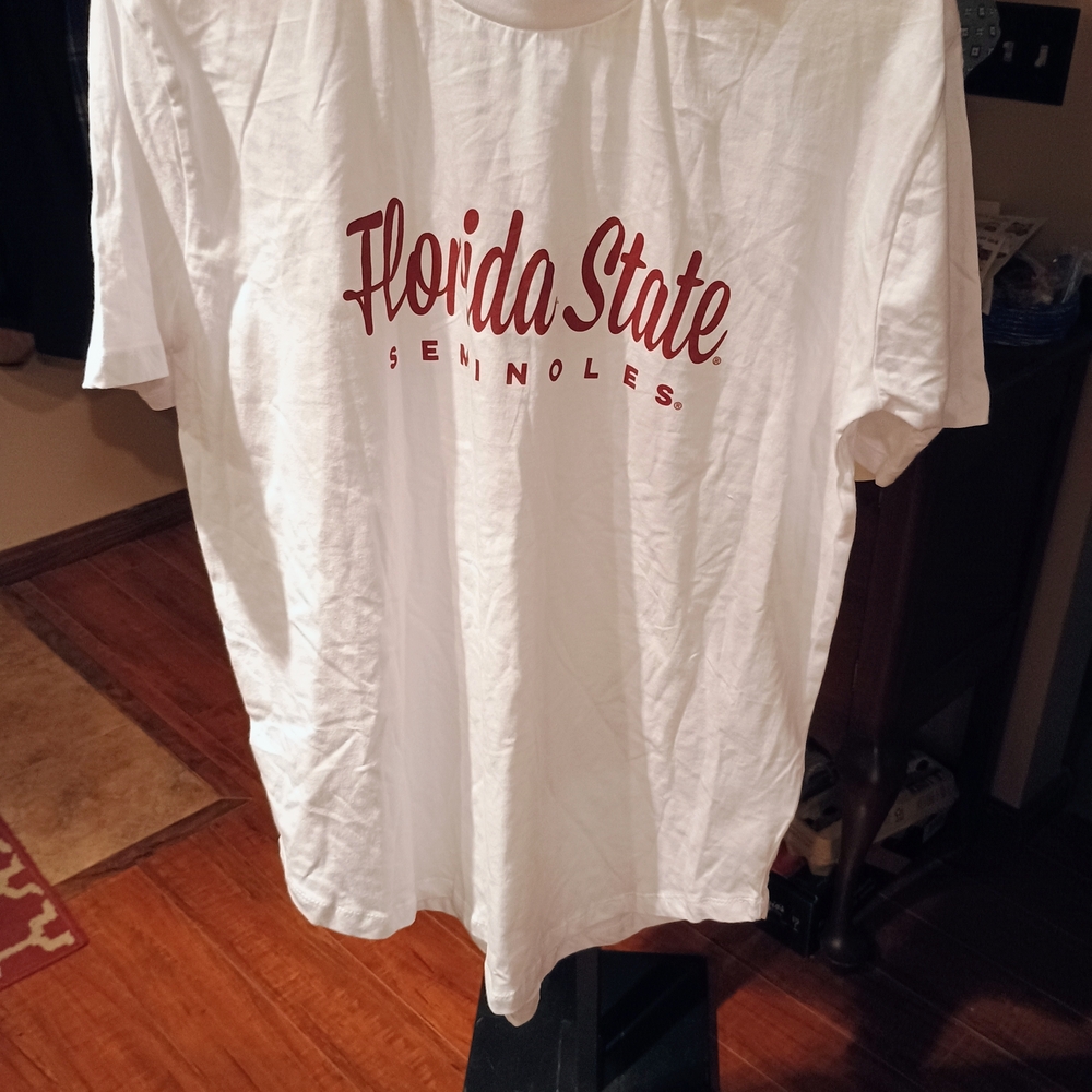 Florida State Seminoles White Short Sleeve Tee